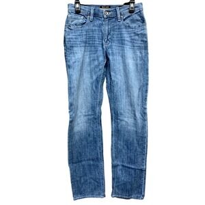 RECLAIM Buckle Jeans Regular Straight Mens 28X32 Blue Denim‎ Size 28L Long